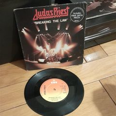 Judas PRiest BReaking Tzhe Law uk 7inch 1980