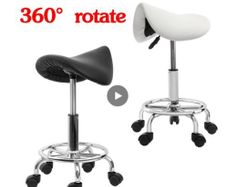 Adjustable Hydraulic Saddle for Beauty Salon, Massage Chair, Tattoo, Spa, Office