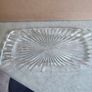 Crystal Glass Tray Rectangle NOT STAMPED Image 4