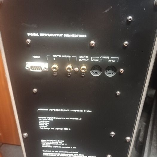 High End Audiophile Quality Meridian DSP5000 Digital Active Speakers Fully active DSP Floorstanders 7k New