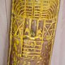 A Large Traditional Hand Carved Wood Shield Totem, Postage Available or collection, Measurements are in the photo's Image 4