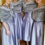Bridesmaid Dresses & Fur Image 5