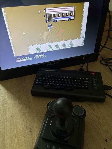 Commodore 64 , The C64 Mini Black Edition with 25 Games and Controllers