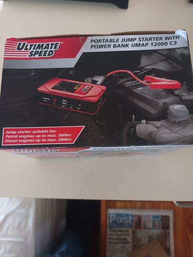 Portable Jump Starter with Power Bank 12000