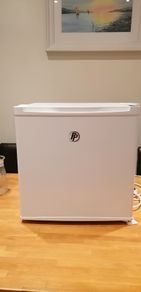 Small fridge with freezer space