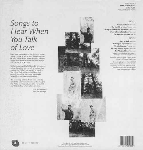 Willie Hutch: Season For Love LP Limited Edition, Reissue