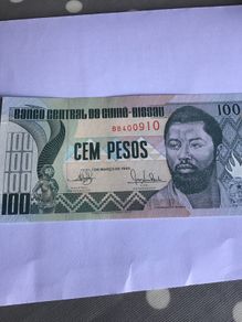 Banknote from Guinea Bissau - 100 Pesos