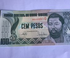 Banknote from Guinea Bissau - 100 Pesos