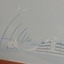 Vintage Framed Art Deco Style Coastal Print  "Seasight" Image 5