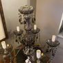 Mindy Brown Chandelier chocolate brown warm lighting Image 6