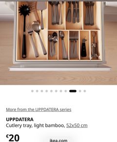 IKEA Bamboo Cutlery Tray