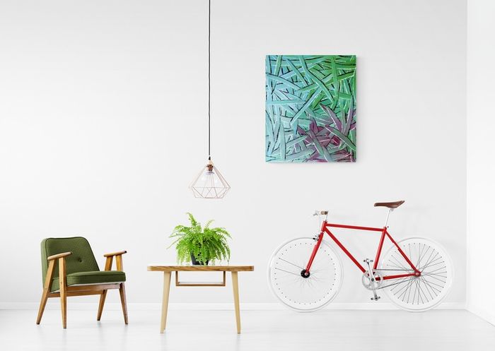 Original hand paint picture, acrylic painting by Strzala
