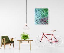 Original hand paint picture, acrylic painting by Strzala