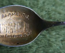 Antique Sterling Silver Decorative Spoon 3,6g
