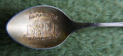 Antique Sterling Silver Decorative Spoon 3,6g