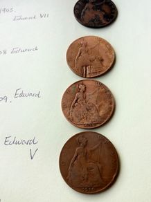 Edward V11 Pennies Farthing