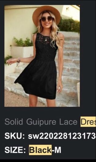 Black SHEIN Dress