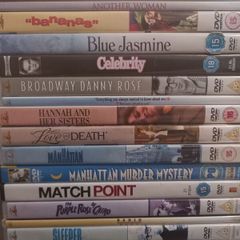 Woody Allen Dvd Collection Bundle Annie Hall, Manhattan, Blue Jasmine etc.