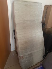 Double and single mattresses.