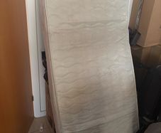 Double and single mattresses.