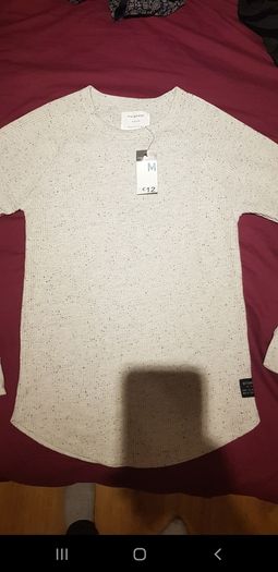 Muscle fit Medium size jumper & Denim short sleeve shirts