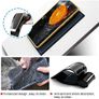 Non-Slip Rubber Mats for V W T-roc TROC 2017-2025, Car Mats Door Slot Mat Car Armrest Drink Holder Mat Centre Image 4