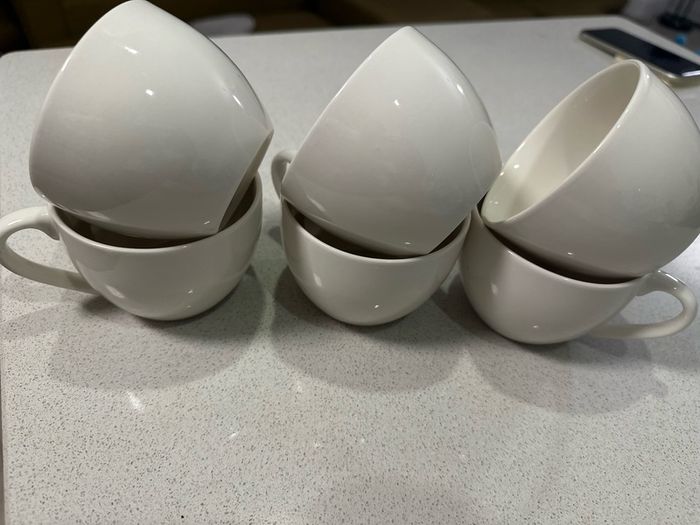 6 tea cups