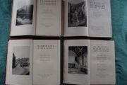 4 Volumes - "Pilgrimages to Old Homes" by Fletcher Moss - 1903 - 1906 - 1908 - 1920