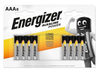 80 Energizer AAA Batteries 10 x 8 Packs Alkaline Power