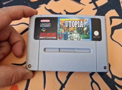 Utopia Snes Super Nintendo Arcade Retro Games Original