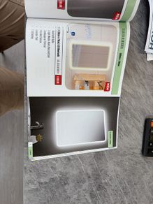 Bluetooth bathroom mirror 50x70cm