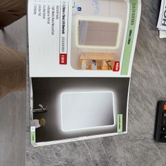 Bluetooth bathroom mirror 50x70cm