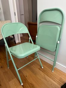 Pair of folding chairs