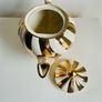 Vintage Sadler England Art Deco Real Gold Gilt Tea and Coffee Pot Set Image 8