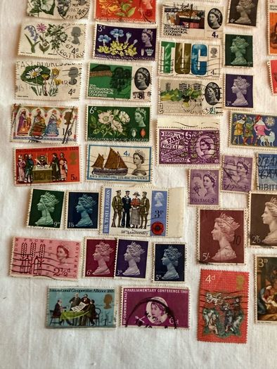 British pre decimal stamp collection