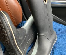 Croc wellington boots