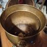 Collection of Brass Scuttle & 2 Brass Bins Image 6
