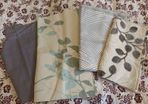 Bundle of Four Pieces of Coordinating Fabrics Suitable for Craft Projects