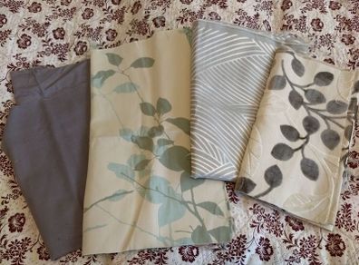 Bundle of Four Pieces of Coordinating Fabrics Suitable for Craft Projects