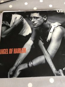 U2 vinyl single record - Angel of Harlem