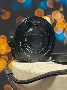 Sony Cyber-Shot DSC-QX10 Lens Style Camera Black Digital Camera