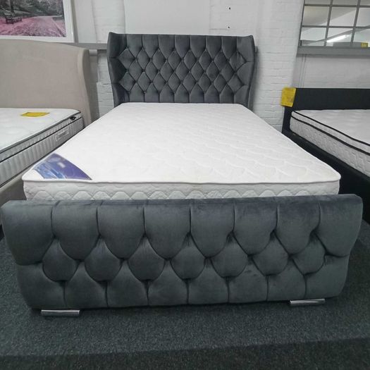 Dubai Wingback Frame Beds With Mattress