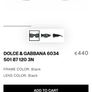 D&G unisex wrap around style sunglasses Image 5