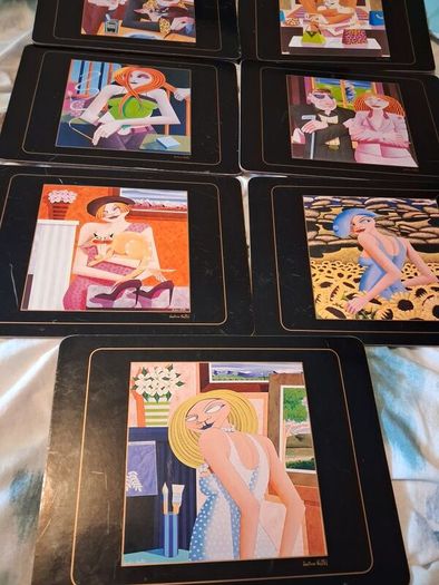 Set of 7 Jonathan Knuttel tablemats