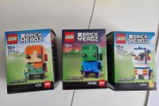 3x Lego Minecraft Brickheadz 40624 40626 40625