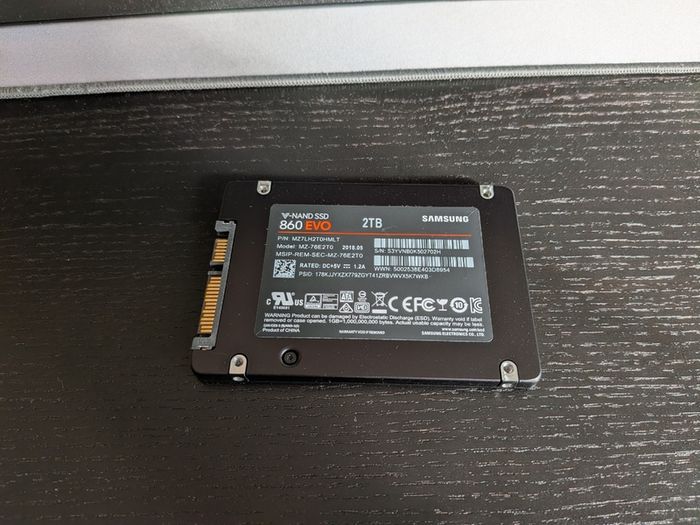 Samsung 860 Evo 2 Tb Sata 2.5 Inch Internal Ssd (mz-76e2t0) Used