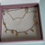 Pandora sterling silver/ yellow gold loved necklace with heart   ajustable size perfect condition fully hallmarked(no box) Image 3