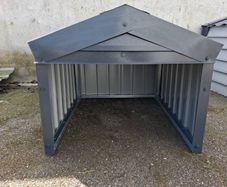 robotic lawn mower garage