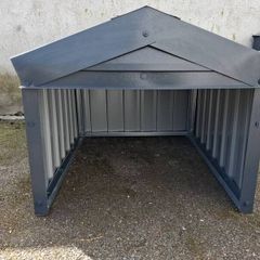 robotic lawn mower garage