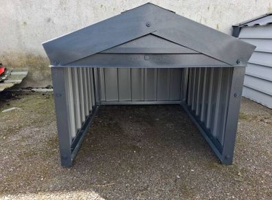 robotic lawn mower garage